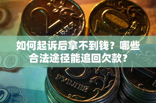 武汉如何起诉后拿不到钱？哪些合法途径能追回欠款？