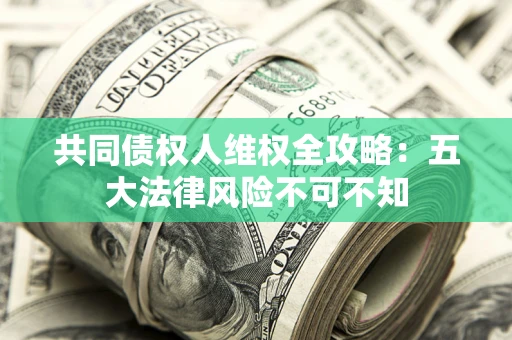武汉共同债权人维权全攻略：五大法律风险不可不知