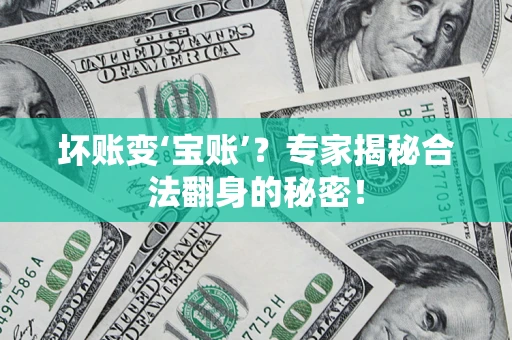 武汉坏账变‘宝账’？专家揭秘合法翻身的秘密！