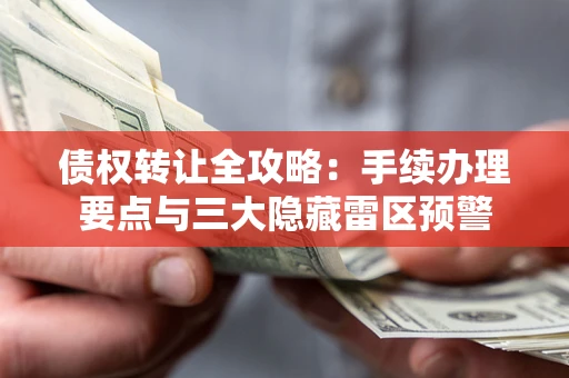 武汉债权转让全攻略：手续办理要点与三大隐藏雷区预警