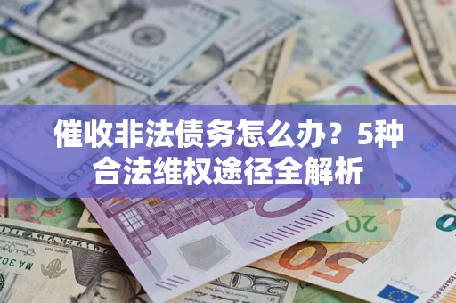 武汉催收非法债务怎么办？5种合法维权途径全解析