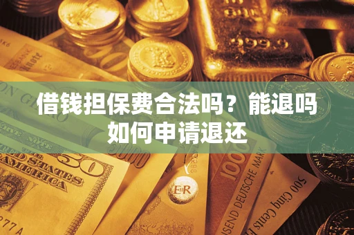 武汉借钱担保费合法吗？能退吗如何申请退还